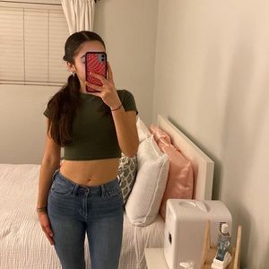hollister high-rise super skinny jeans